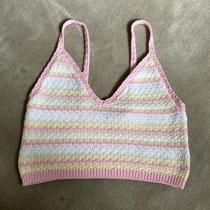 never worn crop top, size S